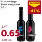 Allahindlus - Starter Energy
Beast energiajook
0,5 L