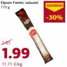 Elpozo Fuetec salaami
170 g