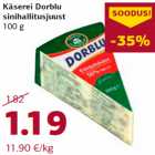Käserei Dorblu
sinihallitusjuust
100 g