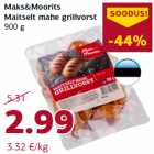 Maks&Moorits
Maitselt mahe grillvorst
900 g