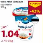 Allahindlus - Valio Alma kodujuust