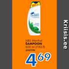 H&S Menthol ŠAMPOON, 600 ml