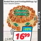 Магазин:Hüper Rimi,Скидка:Сыр с грецким орехом