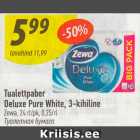 Allahindlus - Tualettpaber Deluxe Pure White, 3-kihiline