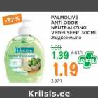 PALMOLIVE
ANTI ODOR
NEUTRALIZING
VEDELSEEP 300ML
