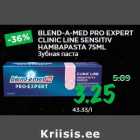 Allahindlus - BLEND-A-MED PRO EXPERT
CLINIC LINE SENSITIV
HAMBAPASTA 75ML