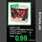 Allahindlus - DAISY LUX
TUALETTPABER 4 RULLI