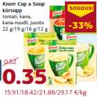 Allahindlus - Knorr Cup a Soup
kiirsupp
