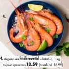 Argentiina hiidkrevetid sulatatud, 1 kg