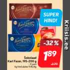 Šokolaad
Karl Fazer, 195-200 g