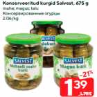 Konserveeritud kurgid Salvest, 675 g

