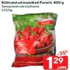 Allahindlus - Külmutatud maasikad Favorit, 400 g
