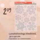 Lumehelvestega kleebised, 30 x 40 cm