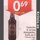 Tume õlu A.Le Cog Jõuluporter, 6,5%, 50 cl