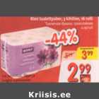 Allahindlus - Rimi tualetpaaber, 3 kihiline, 16 rulli
