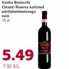 Itaalia Bonacchi Chianti Riserva kaitstud päritolunimetusega vein