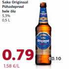 Saku Originaal
Pühadepruul
hele õlu