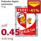 Allahindlus - Podravka Vegeta
maitseaine
75 g