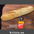 Allahindlus - Prantsuse baguette
küüslauguga, 230 g