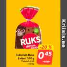 Allahindlus - Rukkileib Ruks
Leibur, 380 g