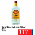 Allahindlus - Gin William Peel, 38%, 700 ml