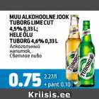 MUU ALKOHOOLNEJOOK TUBERG LIME CUT