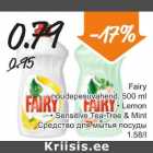 Allahindlus - Fairu nõudepesuvahend, 500 ml