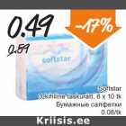Softstar 3-rihiline taskurätt, 6 x 10 tk