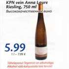 KPN vein Anna Laure Riesling, 750 ml