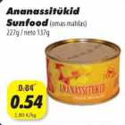 Allahindlus - Ananassitükid Sunfood