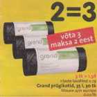 Grand prügikotid, 35 l, 30 tk