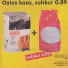 Allahindlus - Rimi suhkur,l kg, 1 toote tavahind 1.08
Rimi nisujahu, 1 kg, 1 toote tavahind 0.65