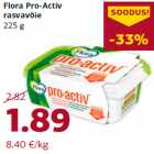 Allahindlus - Flora Pro-Activ
rasvavõie
225 g