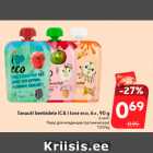 Smuuti beebidele ICA i love eco, 6+, 90 g