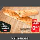 Prantsuse baguette
küüslauguga, 230 g*