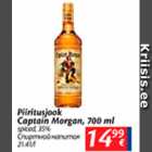 Allahindlus - Piiritusjook Captain Morgan, 700 ml