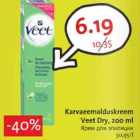 Karvaeemalduskreem Veet Dry, 200 ml