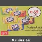 Allahindlus - Tuc küpsised,100 g
. soolased . peekoni
. paprika . hapukoore-sibula
. juustu