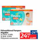 Allahindlus - Püksmähkmed Pampers, MegaBox