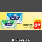 Allahindlus - Taskurätikud Lambi
4-kihiline, 10 x 6 tk
