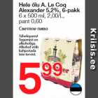 Hele õlu A.Le Coq Alexander