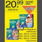 Pampersi Megabox mähkmed