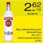 Allahindlus - Muu alkohoolne jook Smirnoff Ice