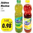 Allahindlus - Jäätee Nestea 1,5L 2sorti