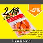 Maks&Moorits Maitselt mahe grillvorst juustuga, 600 g