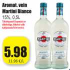 Магазин:Grossi,Скидка:Ароматизированное вино Martini Bianco