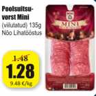 Poolsuitsuvorst Mini