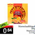 Allahindlus - Marmelaadilõigud
265g
