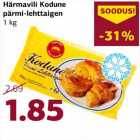 Allahindlus - Härmavili Kodune
pärmi-lehttaigen
1 kg