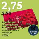 Laima tumeda
šokolaadi assortii
Punased roosid, 470 g